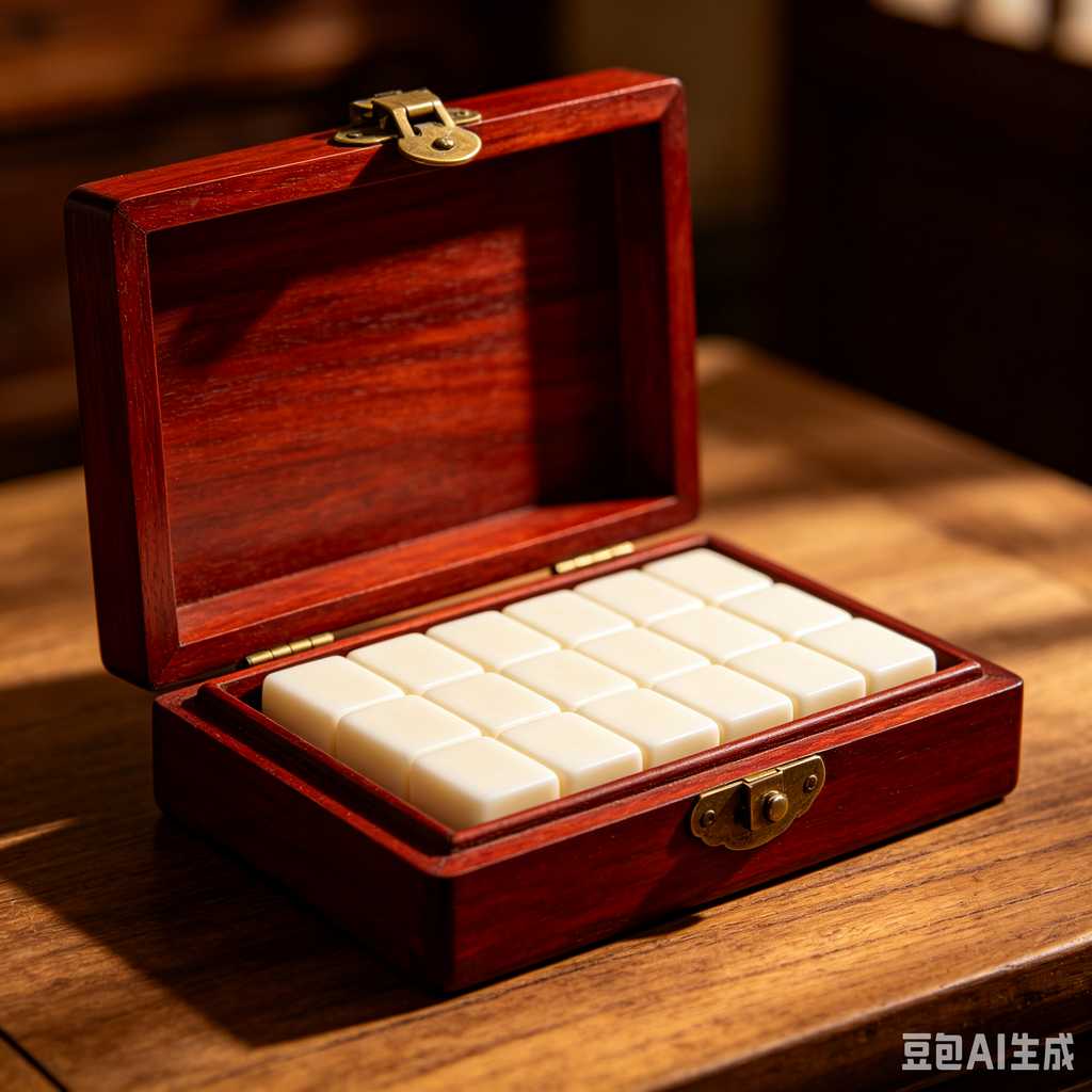 mahjong set for family game night