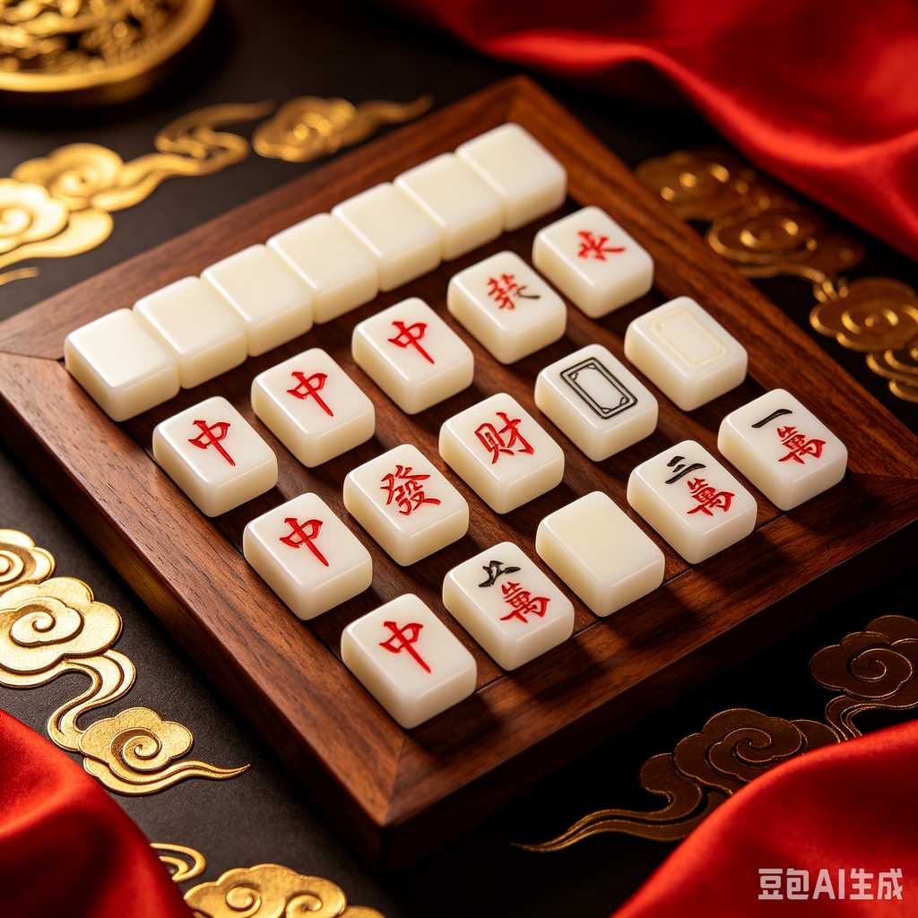 oriental style mahjong tiles