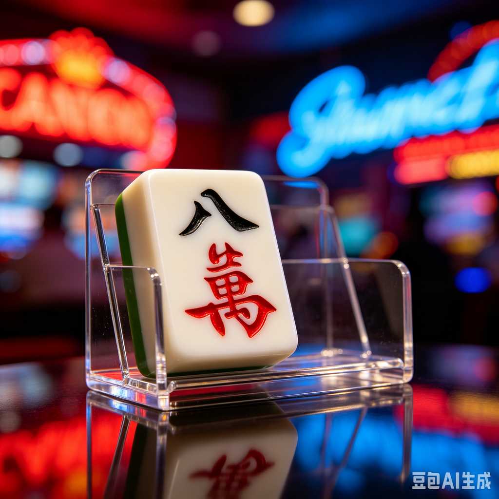 flat print mahjong set